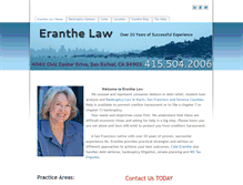 Tablet Screenshot of eranthelaw.com